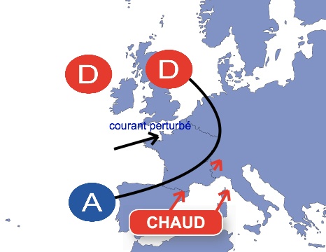 Carte météo Europe du 16/10/2013 à 1812