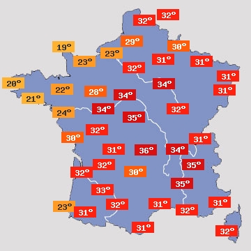 Image d'illustration pour Risque de vague de chaleur la semaine prochaine