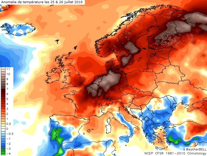 Image d'illustration pour Vague de chaleur voire canicule en dernière semaine de juillet