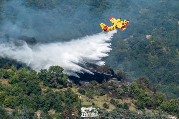 Image d'illustration pour Forte chaleur et risque d'incendie près de la Méditerranée