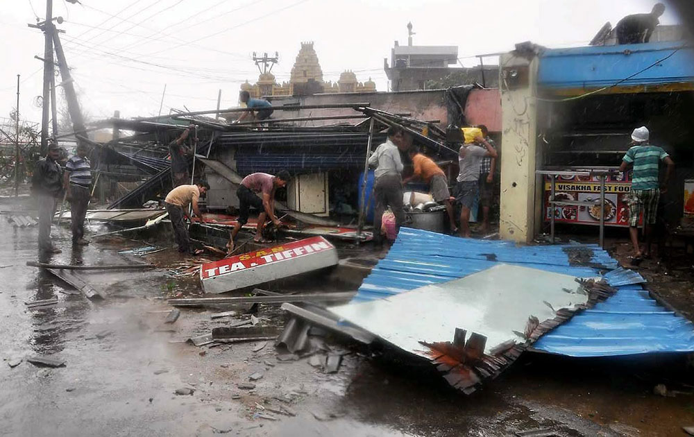 Image d'illustration pour Bilan après le passage du cyclone Hudhud en Inde