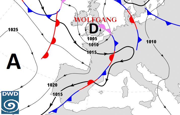 Image d'illustration pour Vent fort entre Bretagne & Manche au passage de Wolfgang