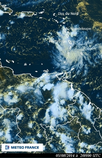 Image d'illustration pour Onde tropicale : fortes pluies en Martinique dans un contexte de sécheresse