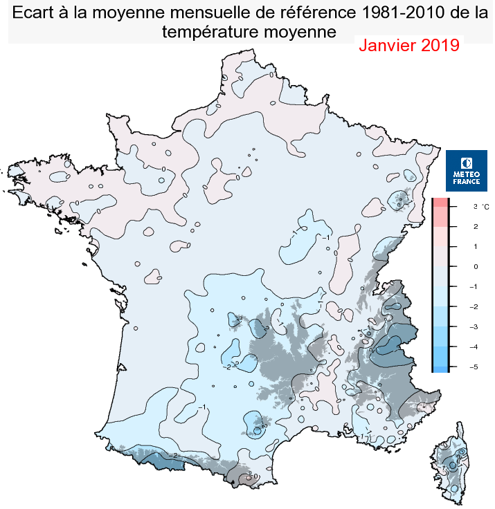 Image d'illustration pour Janvier plus froid que la normale en France - Et après ? 