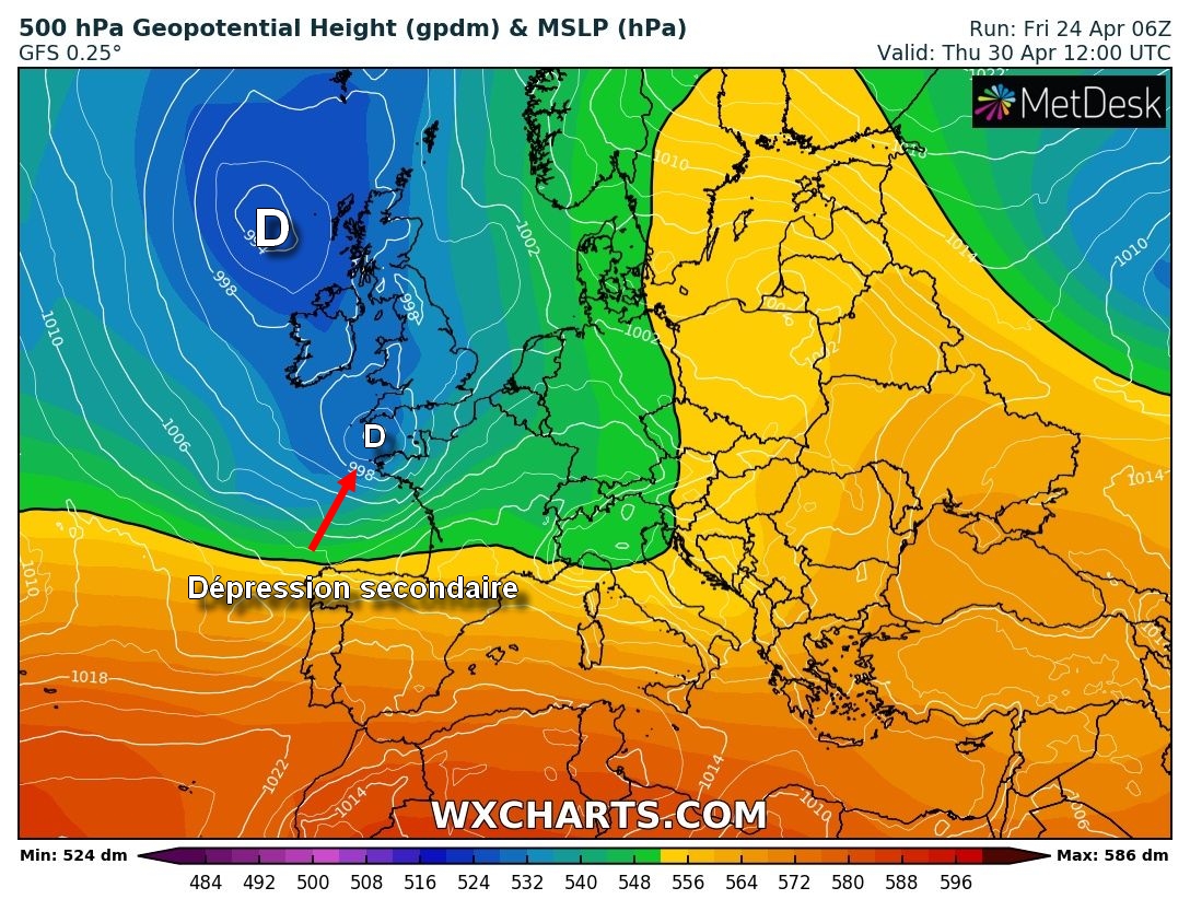 Image d'illustration pour Retour d’un temps perturbé et plus frais la semaine prochaine