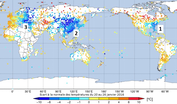 Image d'illustration pour Neige et froid sévissent sur la planète... mais pas en France