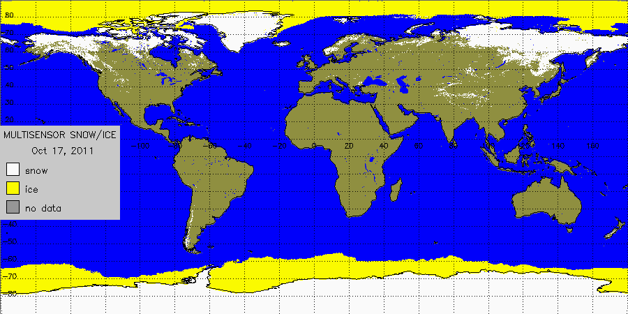 Image d'illustration pour Bilan de l'enneigement dans le Monde en ce milieu d'automne