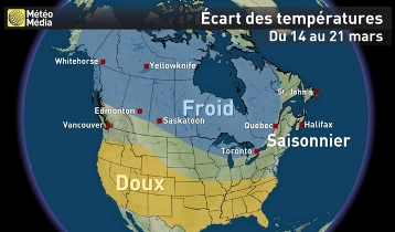 Image d'illustration pour Tempête de neige Stella après un hiver doux en Amérique du Nord