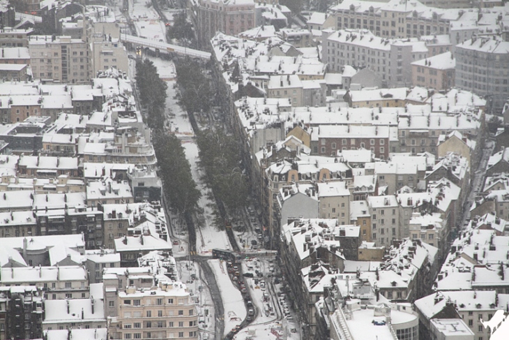 Image d'illustration pour Neige exceptionnelle à Grenoble le 28 octobre 2012