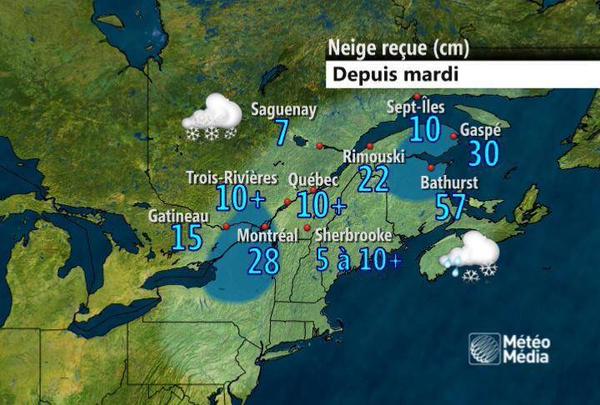 Image d'illustration pour Première tempête de neige de la saison au Québec