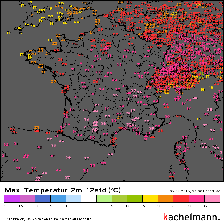 Image d'illustration pour Bilan de la vague de chaleur et canicule du 1er au 8 août