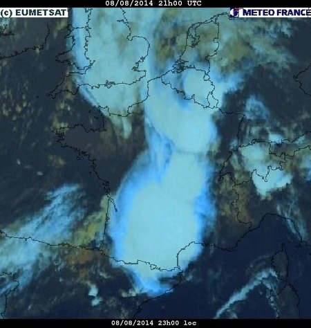 Image d'illustration pour Synthèse de l'épisode pluvio-orageux et venteux du 8 au 10 août