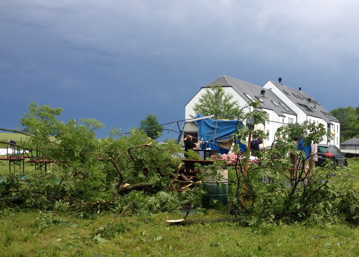 Image d'illustration pour Orages violents en Belgique