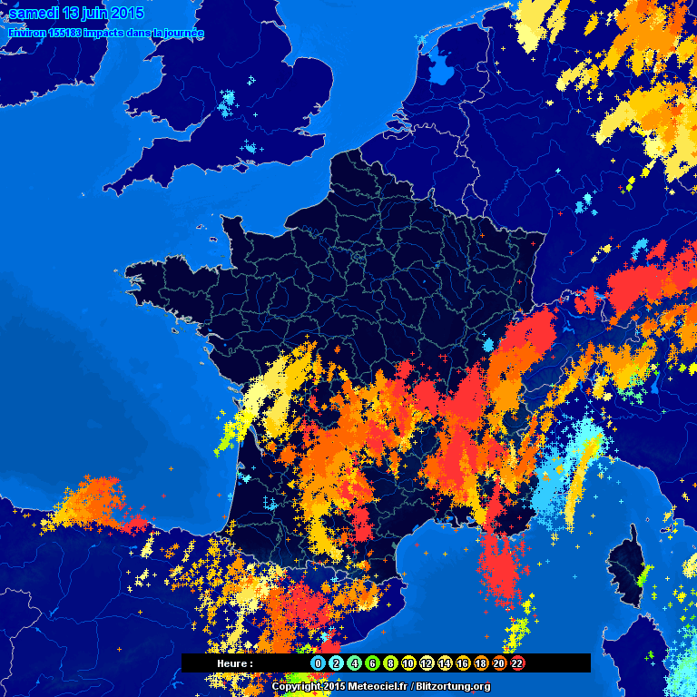 Image d'illustration pour Activité orageuse et fortes pluies au Sud sur la première quinzaine de juin