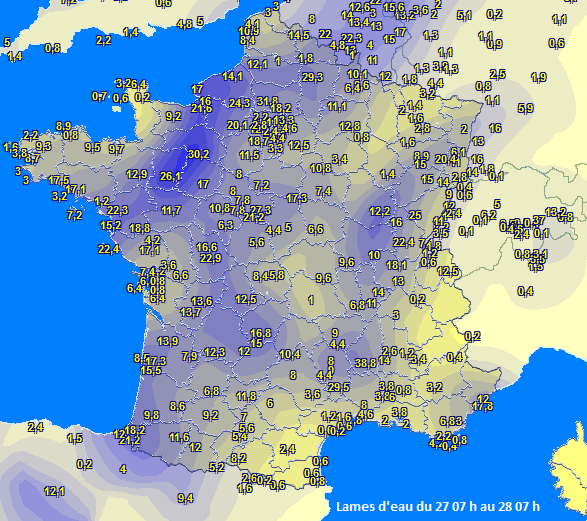 Image d'illustration pour Crues et inondations : vigilance orange levée en Bretagne