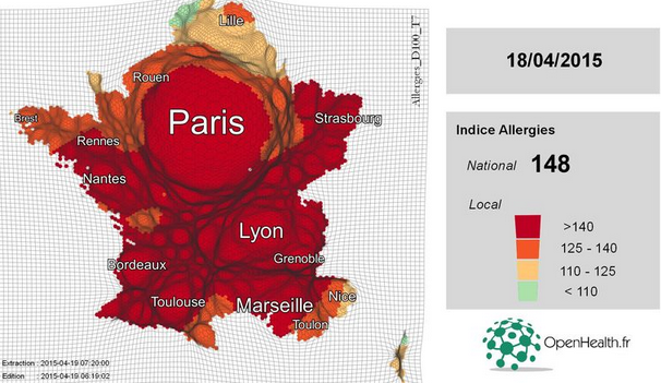 Image d'illustration pour Les pollens de printemps se dispersent : forts risques d'allergie