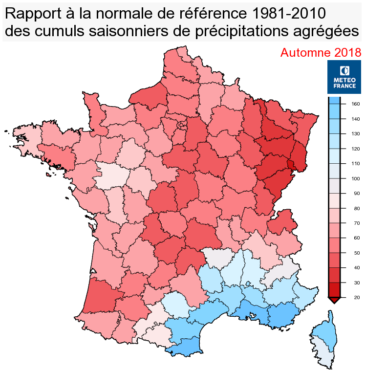 Image d'illustration pour L'automne 2018 au 4ème rang des plus doux