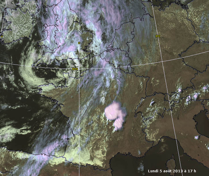 Image d'illustration pour Orages violents en Auvergne et Bourgogne - vigilance