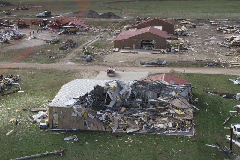 Image d'illustration pour Tornades au Nebraska - Iowa et Dakota du Sud