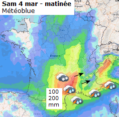 Image d'illustration pour Vigilance : vent, orage et neige au Sud vendredi et samedi