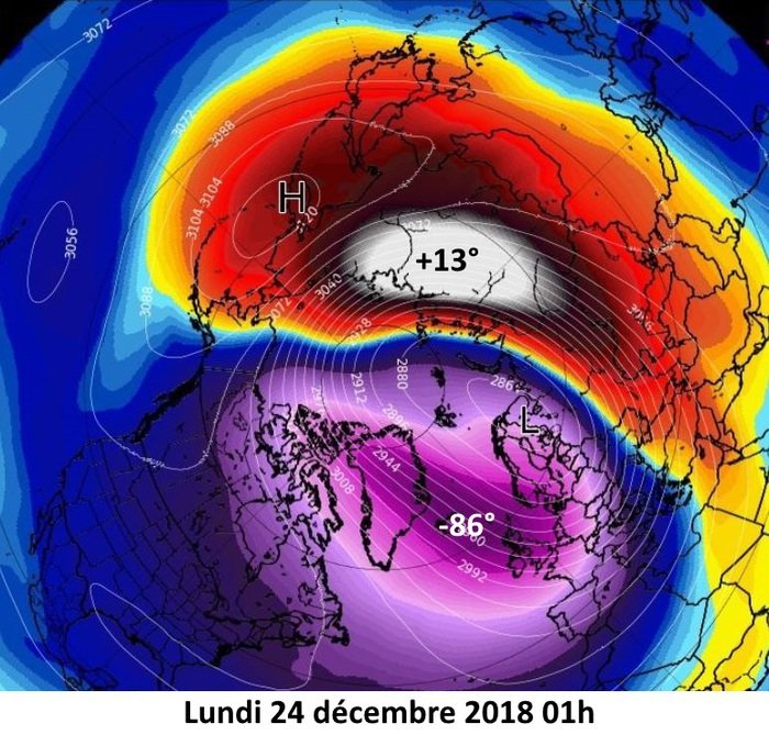 Actualités météo: Vortex polaire : menace de froid sur l'Europe ? 18/01 - Meteo Froid Polaire