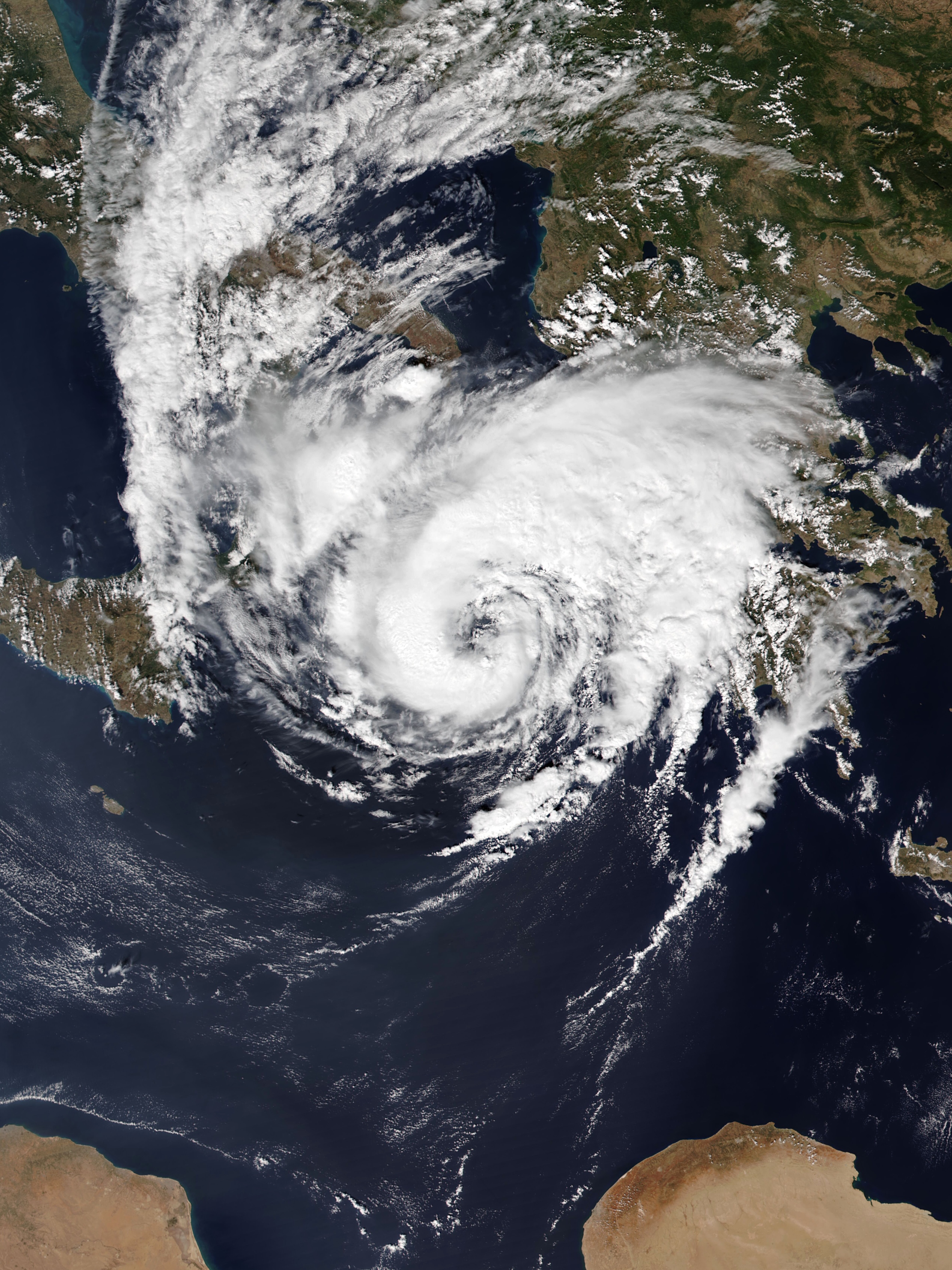 Image d'illustration pour Médicane Ianos : un petit cyclone en Méditerranée