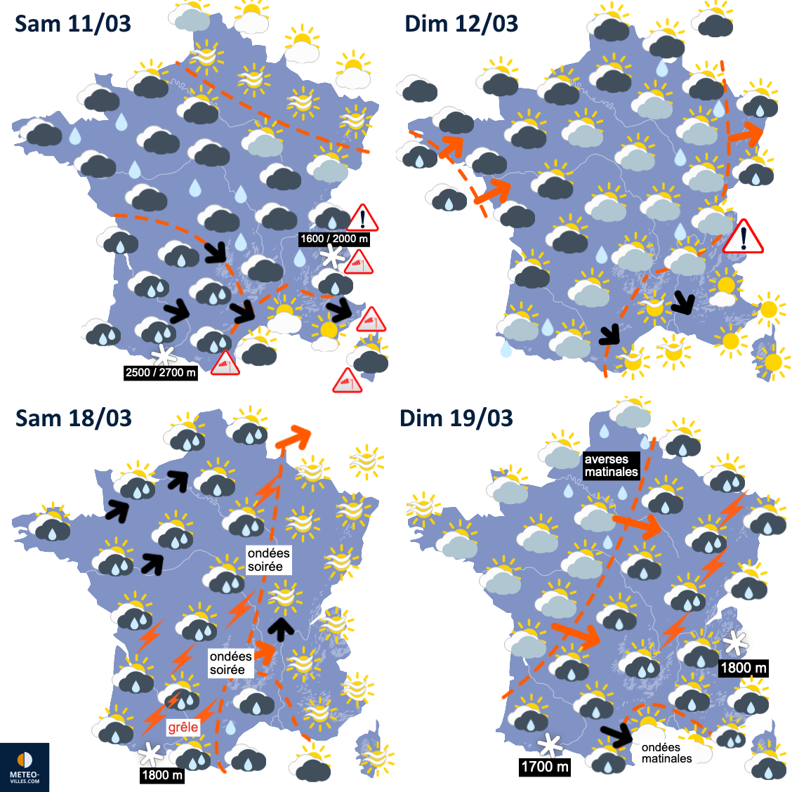 Météo : un début de printemps plus "classique" que les précédents WE-mars23