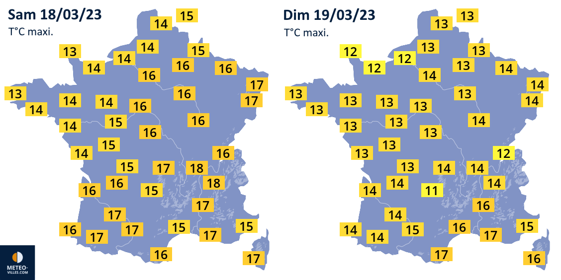 Météo week-end : temps instable avec des averses WE1819mars-T