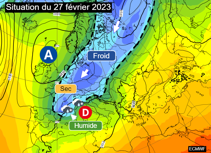 Prévision des chutes de neige ce lundi 27 février sur le Languedoc et la Provence 27%20fevrier