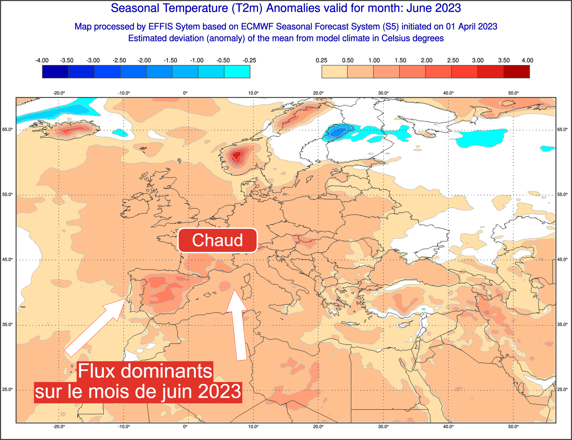Vers un été 2023 très chaud ? Quel crédit accorder aux tendances saisonnières ? Jin2023