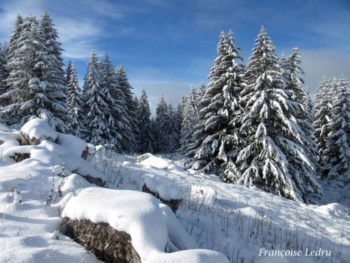 neige en montagne