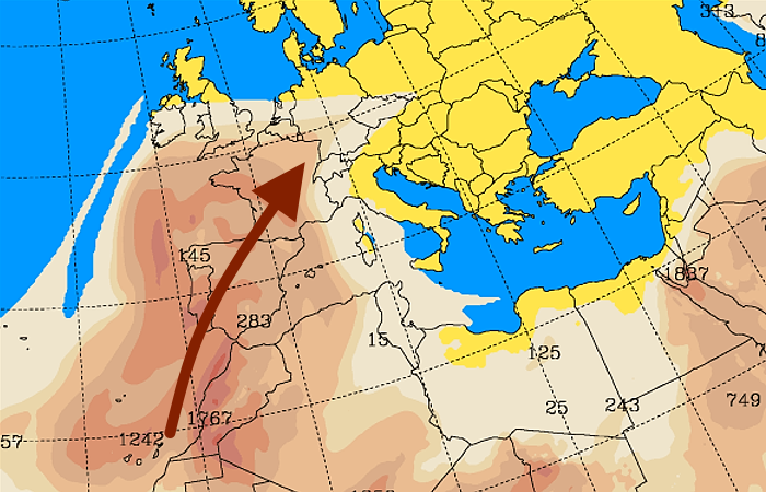 Du sable du Sahara au dessus de la France cette semaine Illus200223-2