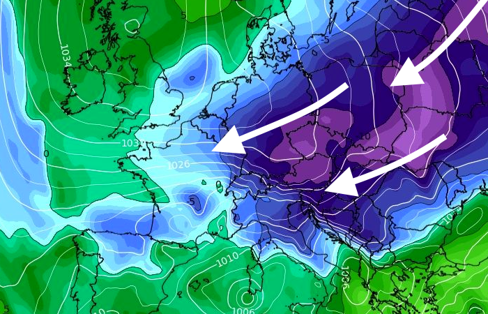 Retour d'un froid sec entre fin février et début mars Illus210223