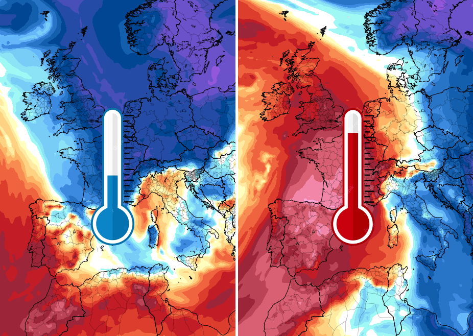 Gel et chaleur : gros contrastes de températures cette semaine Illus280323