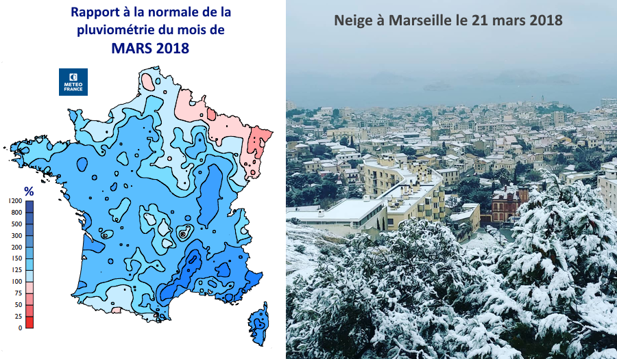 Météo : un début de printemps plus "classique" que les précédents Mars2018