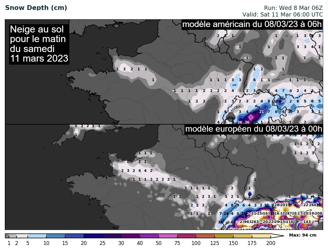 Risque de tempête et de neige sur la moitié nord pour la fin de semaine Neige-11mar