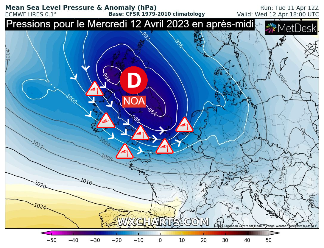 Tempête Noa en Manche ce mercredi Tempete-noa