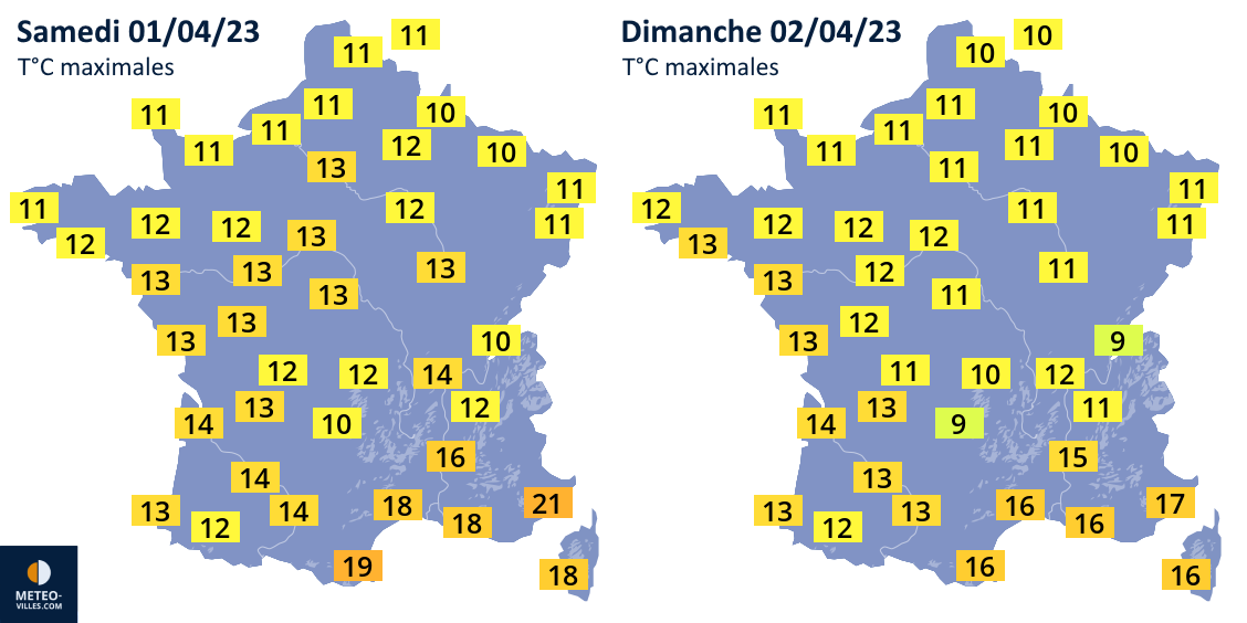 Météo week-end : encore de l'agitation et de la fraîcheur WE-avril12-tempe