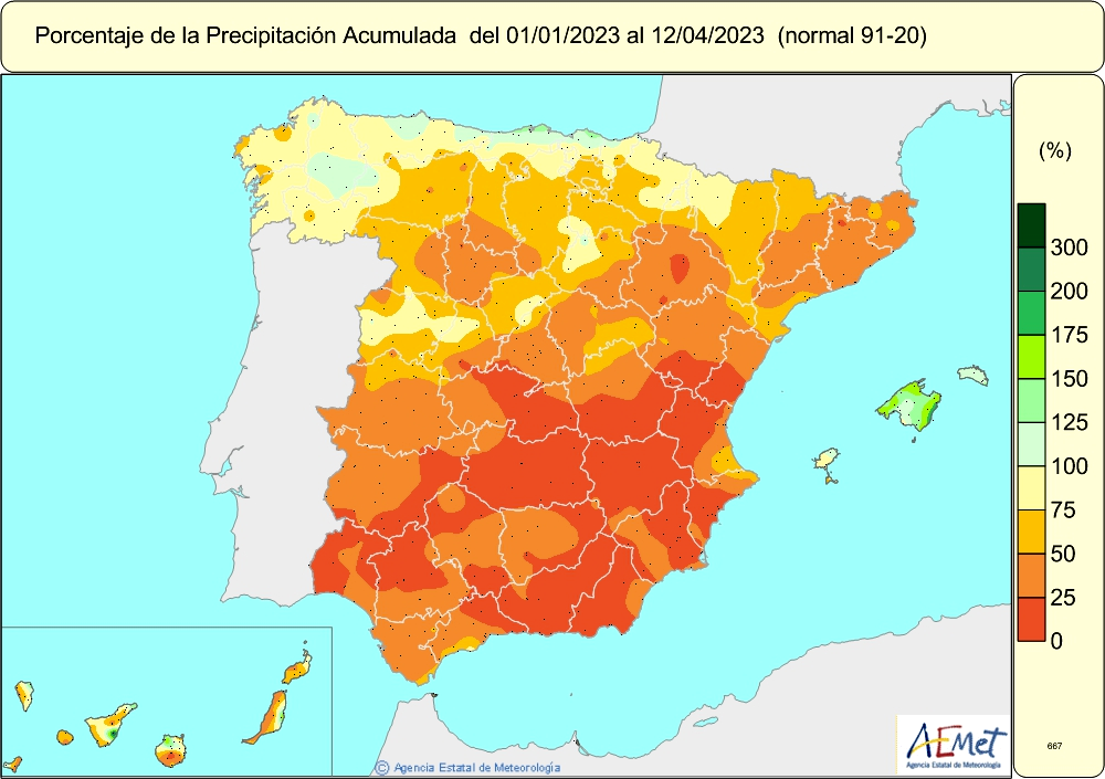 Sécheresse record et incendies précoces en Espagne et dans le Roussillon Espagne-pluie2023