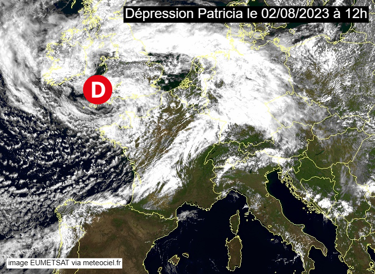 Actualités météo Tempête Patricia vents violents, submersions et quelques dégâts ce 2 août 02