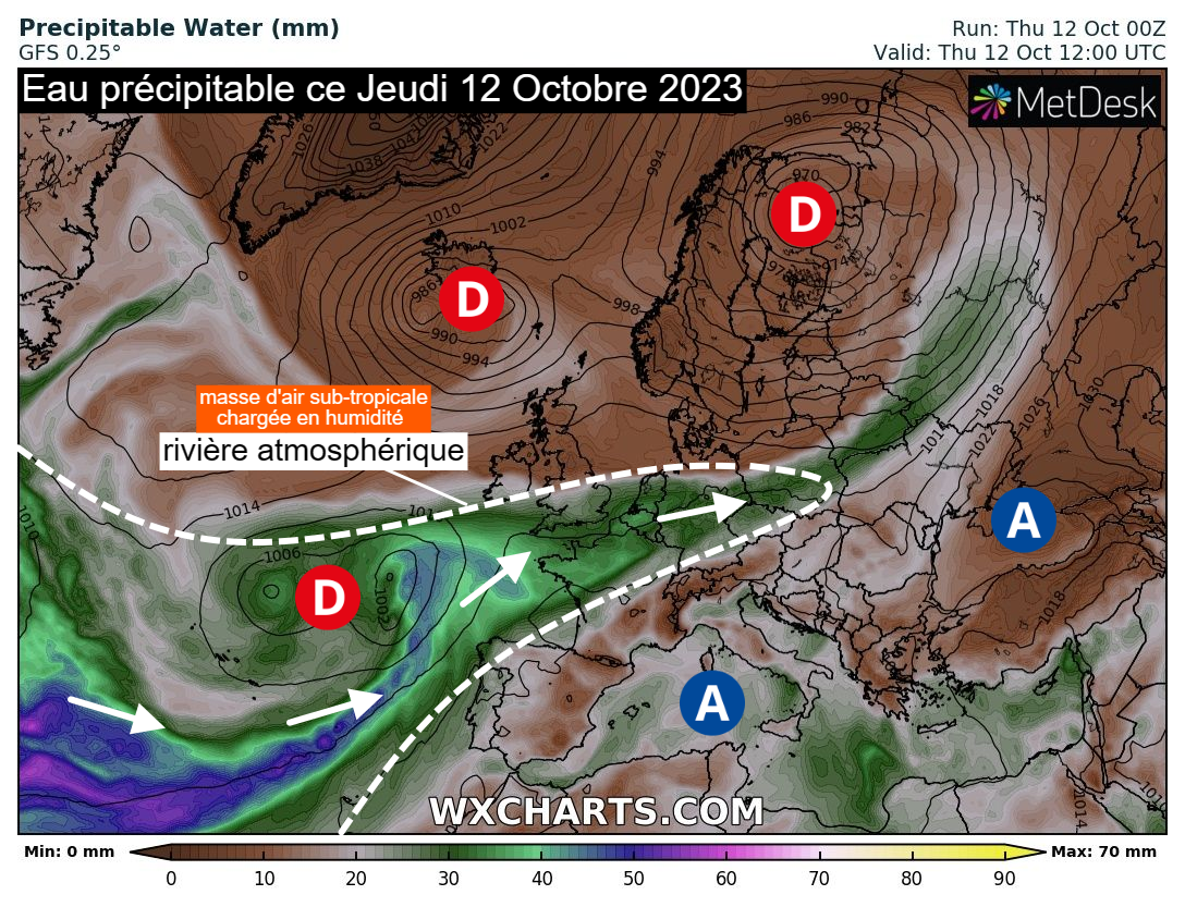 Actualités météo Averses imprévues en ÎledeFrance ce 12 octobre
